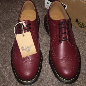 dr martens 3989 cherry red smooth